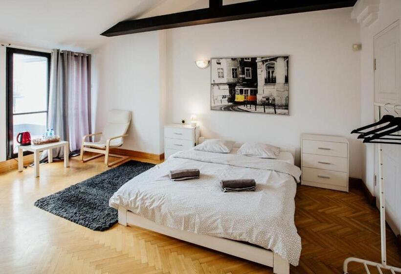 标准间带阳台, Green Wood Apartament Stara Ochota