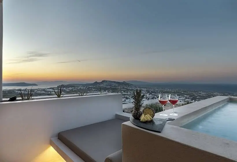 景色の見えるスイートルーム, North Santorini A Luxury Spa