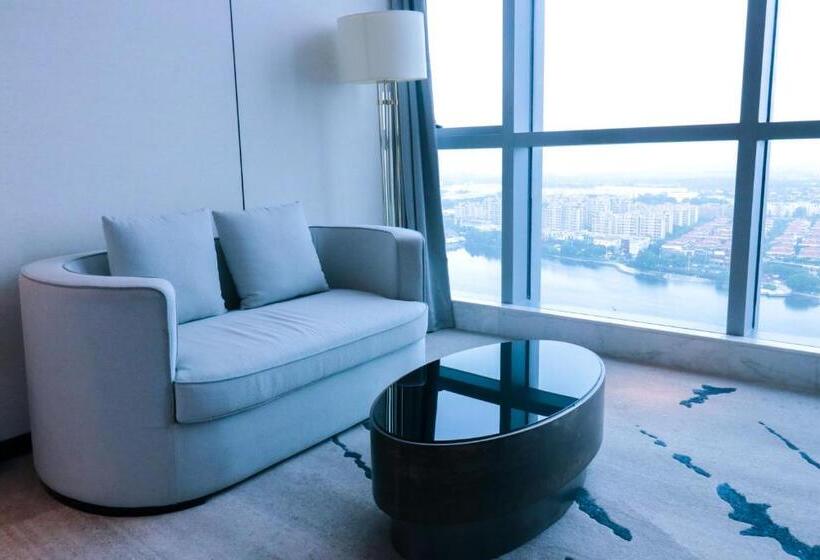 キングサイズベッドのエクゼクティブルーム, Wyndham Grand Suzhou Fenhu