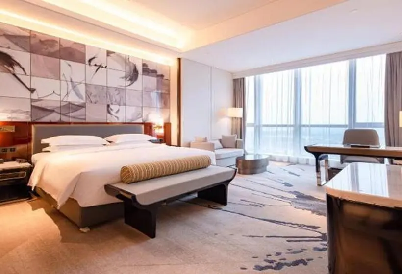キングサイズベッドのエクゼクティブルーム, Wyndham Grand Suzhou Fenhu