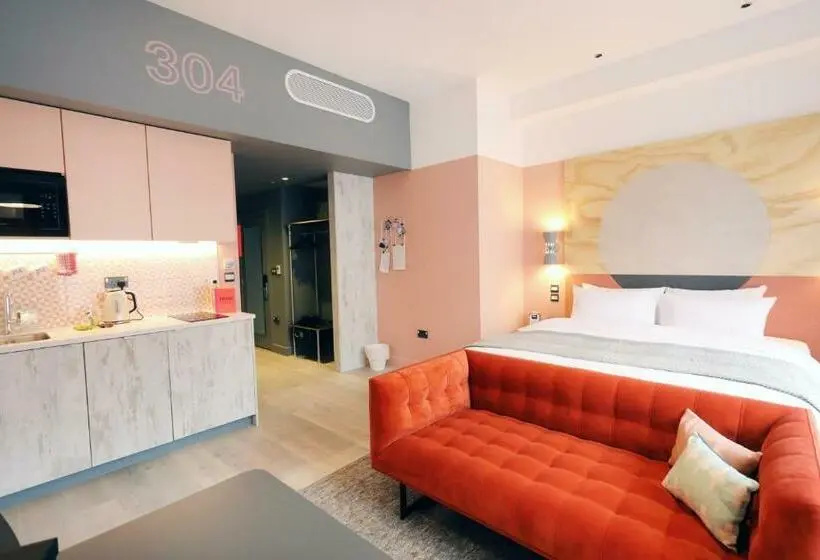 آپارتمان 1 خوابه, Room2 Southampton Hometel
