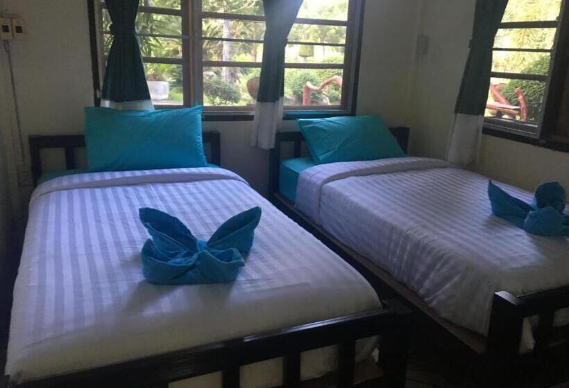 家庭房带园景, Lunda Orchid Resort