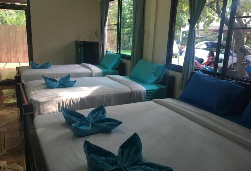 家庭房带园景, Lunda Orchid Resort