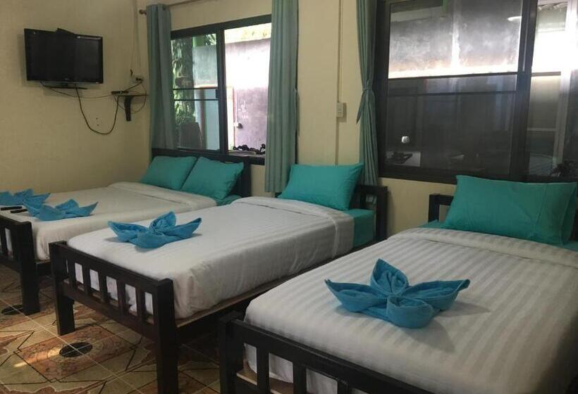 家庭房带园景, Lunda Orchid Resort