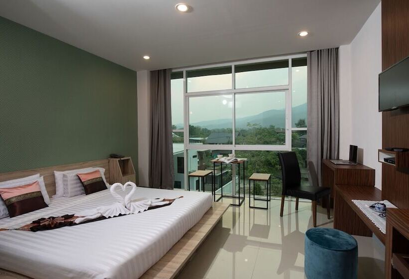 اتاق استاندارد با چشمانداز کوهستان, Km Hotel Chiang Mai