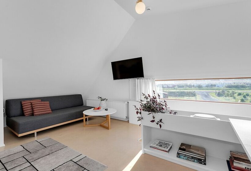 آپارتمان 1 خوابه با چشم‌انداز دریا, Eyvindarholt Guesthouse