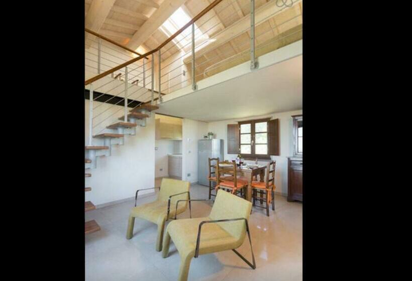 דירת פנטהאוז 1 חדרי שינה, Podere Raffanna Ecologic House