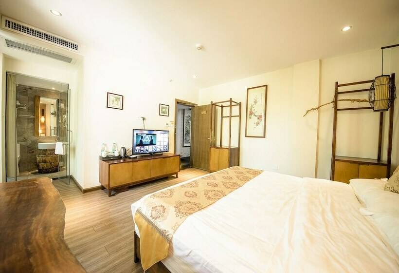 חדר סופריור עם נוף להרים, Dongfang Tianshe Resort