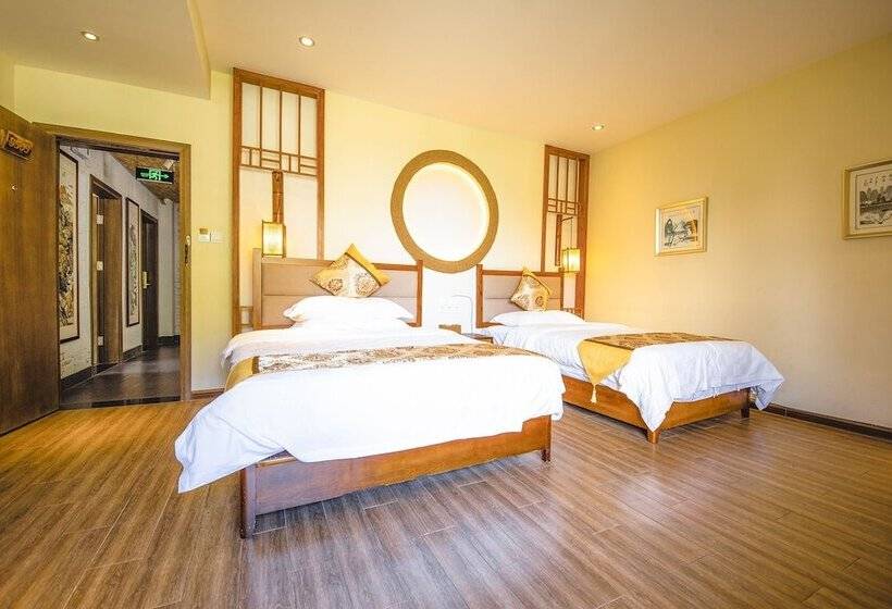 חדר משפחתי נוף להרים, Dongfang Tianshe Resort