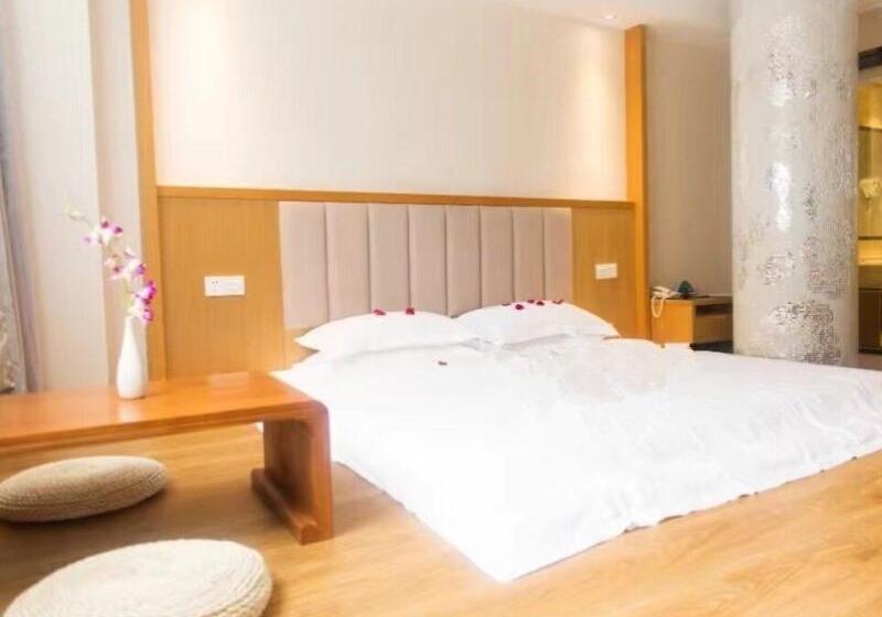 带观景的标准间, Greentree Inn Jiangsu Taizhou Taixing Middle Guoqing Road Business