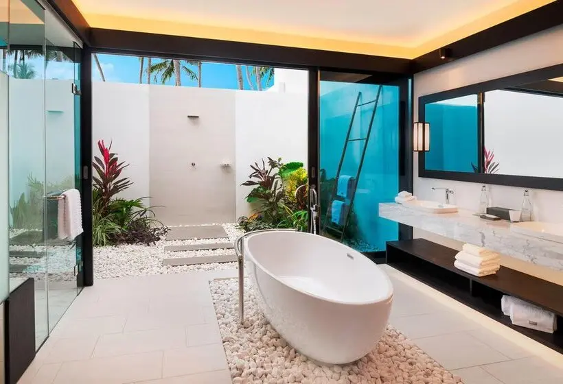 デラックスビラの１ベッドルーム, The Westin Maldives Miriandhoo Resort