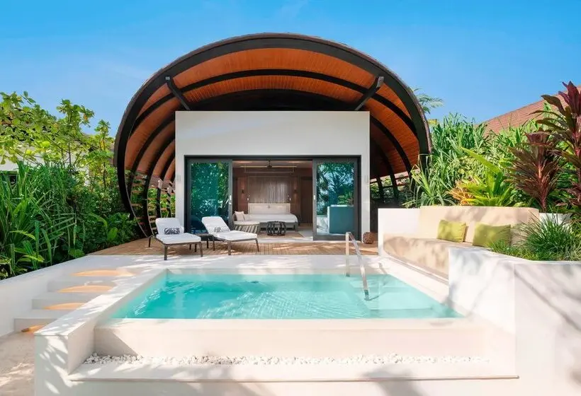 デラックスビラの１ベッドルーム, The Westin Maldives Miriandhoo Resort