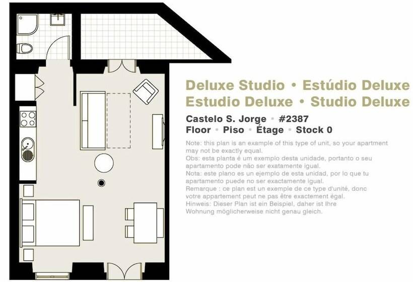 Monolocale Deluxe, Lisbon Serviced Apartments   Castelo S. Jorge