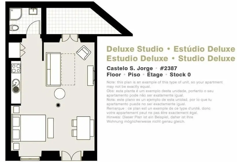 استودیوی لوکس, Lisbon Serviced Apartments   Castelo S. Jorge