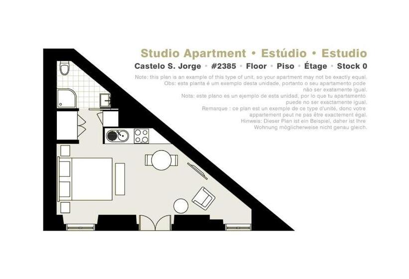استودیوی استاندارد, Lisbon Serviced Apartments   Castelo S. Jorge
