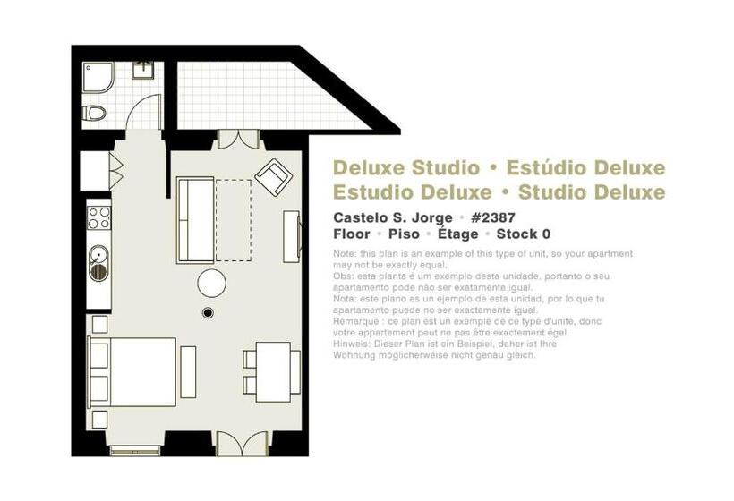 استودیوی لوکس, Lisbon Serviced Apartments   Castelo S. Jorge