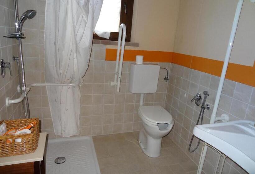 آپارتمان 1 خوابه با چشم‌انداز باغ, Agriturismo Tara