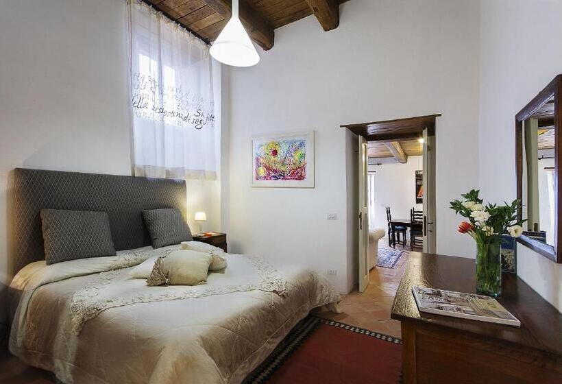 סוויטה עם טרסה, Castello Di Postignano Relais