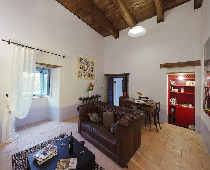 סוויטה עם טרסה, Castello Di Postignano Relais