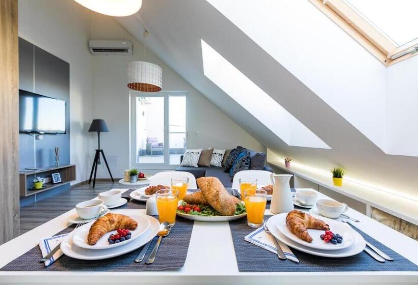 דירת פנטהאוז 1 חדרי שינה, Vagabond Corvin