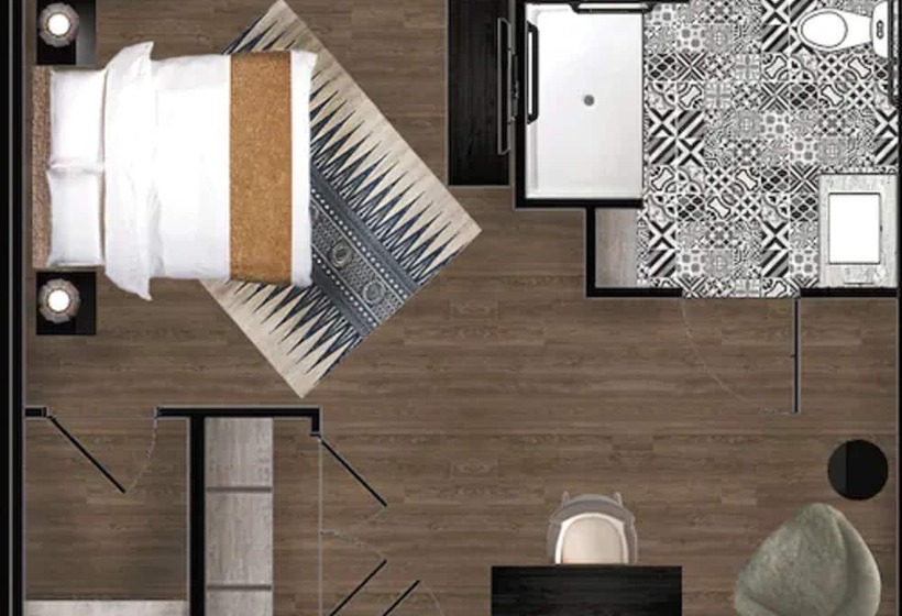 スタンダードルーム, The Bishop Arts Hotel By Qresorts