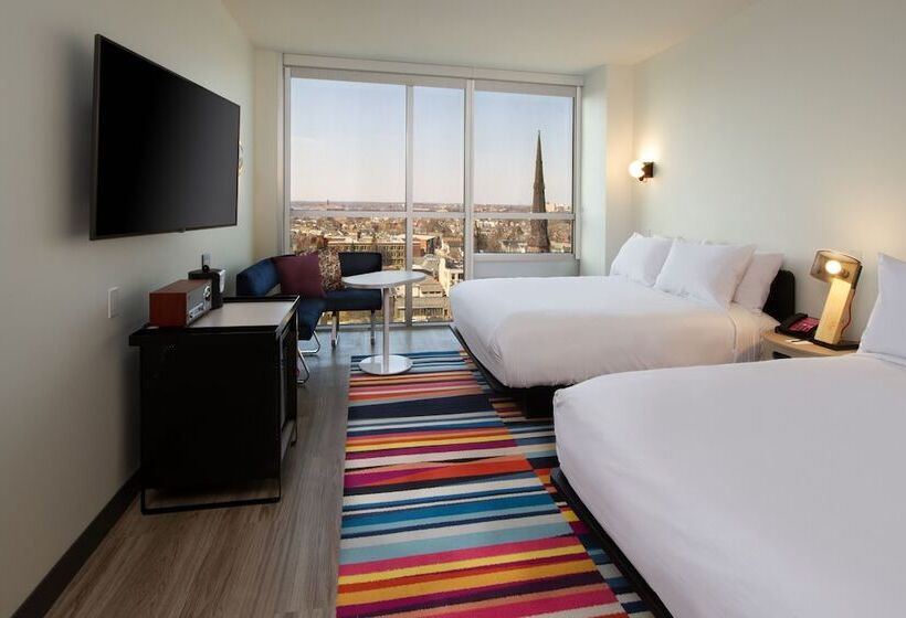 غرفه قياسيه سريرين مزدوجين, Aloft Buffalo Downtown