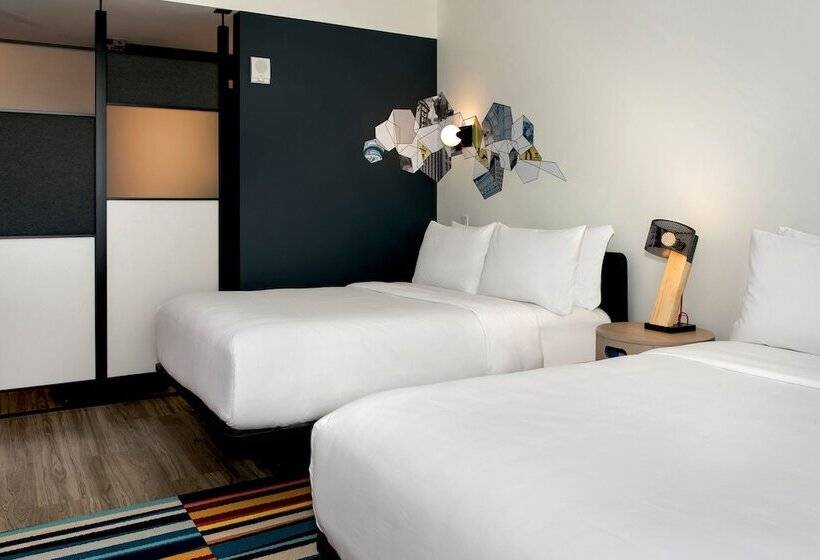 غرفه قياسيه سريرين مزدوجين, Aloft Buffalo Downtown