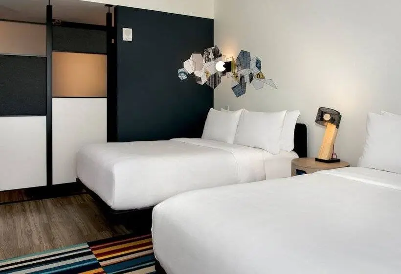 اتاق استاندارد با 2 تخت دوبل, Aloft Buffalo Downtown