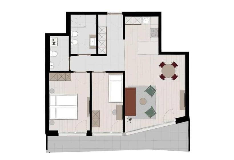 Апартаменты 2 Спальни, Astor Apartments