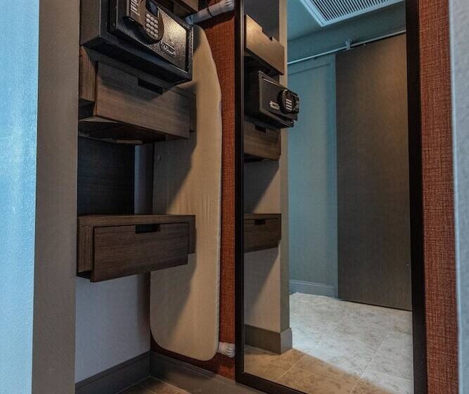 带2个双人床的标准工作室, Hilton Garden Inn West Palm Beach I95 Outlets