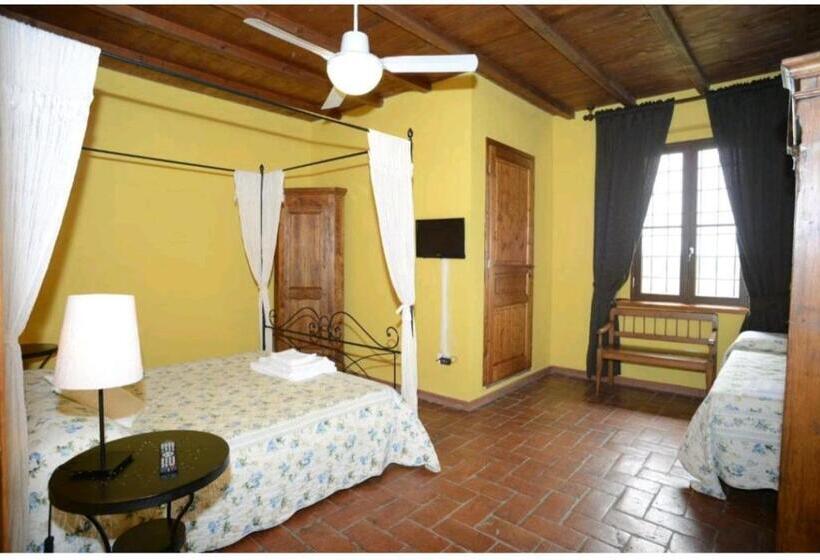 اتاق استاندارد سه تخته با چشمانداز باغ, Agriturismo Volta Di Sacco