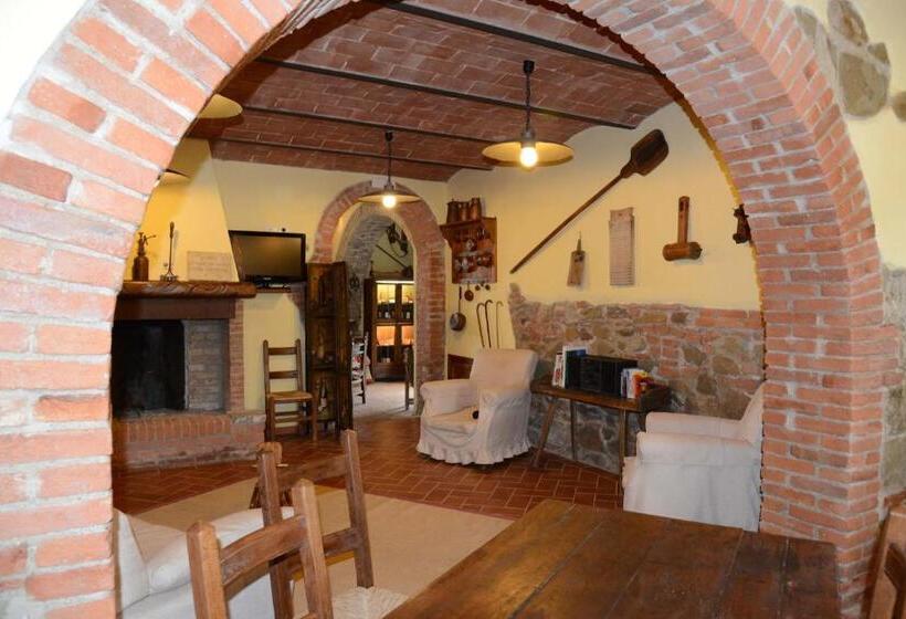 اتاق استاندارد سه تخته با چشم‌انداز باغ, Agriturismo Volta Di Sacco