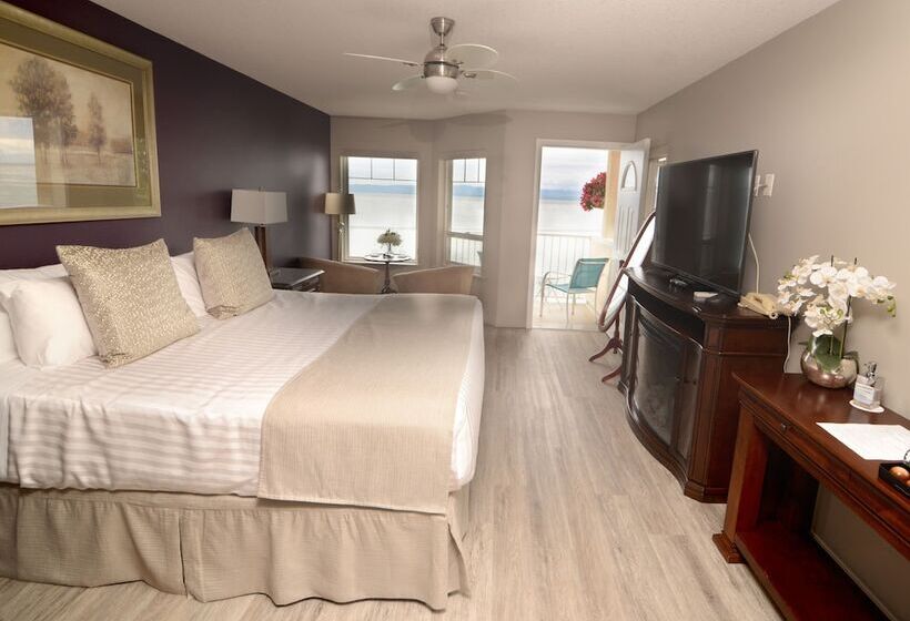 חדר דלוקס עם מרפסת נוף לים, Casa Grande Inn