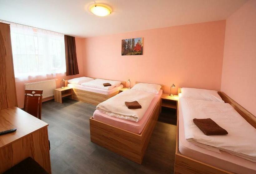 חדר סטנדרט לשלושה עם חדר אמבטיה משוף, Penzión Na Rožku