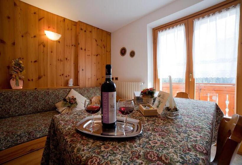 آپارتمان 1 خوابه با بالکن, Chalet Bucaneve