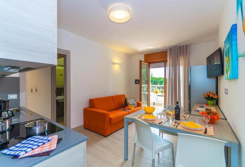 Апартаменты 1 Спальня, Villaggio Mare Blu