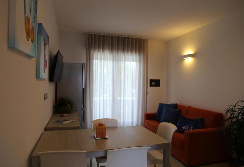 Апартаменты 1 Спальня с Балконом, Villaggio Mare Blu