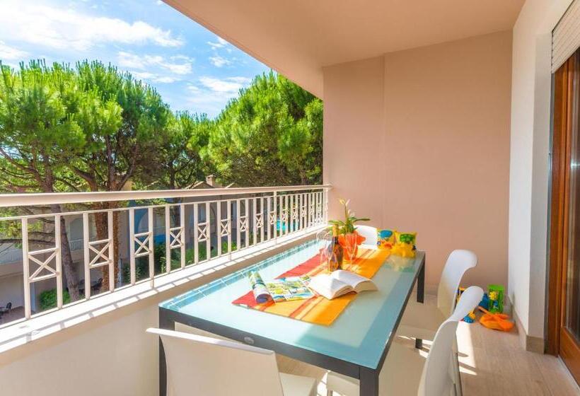 Апартаменты 1 Спальня с Балконом, Villaggio Mare Blu
