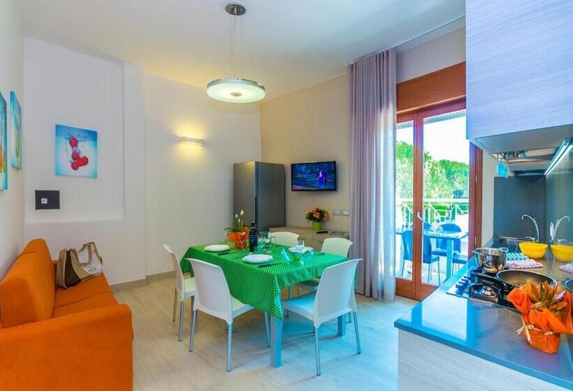 Апартаменты 1 Спальня Вид на Сад, Villaggio Mare Blu