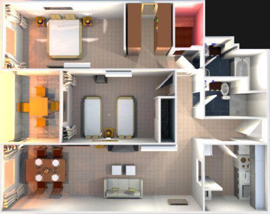 带2个卧室的公寓, Cariló Sul Mare