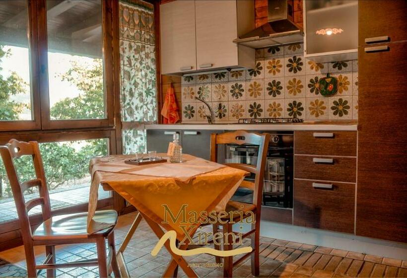 带1个卧室带花园景观的公寓, Masseria Xireni