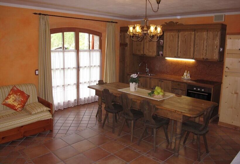 带3个卧室的复式公寓, Agriturismo Alpenvidehof