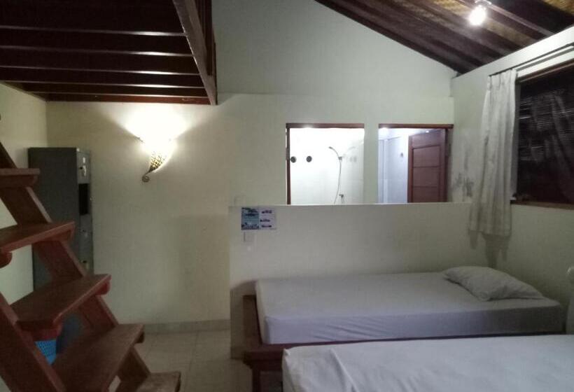 מיטה בחדר משותף, Amed Stop Inn Homestay, Rooftop Restaurant And Bar