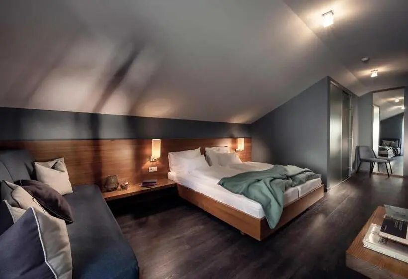 Deluxe-huone Parveke, Pension Moarhof