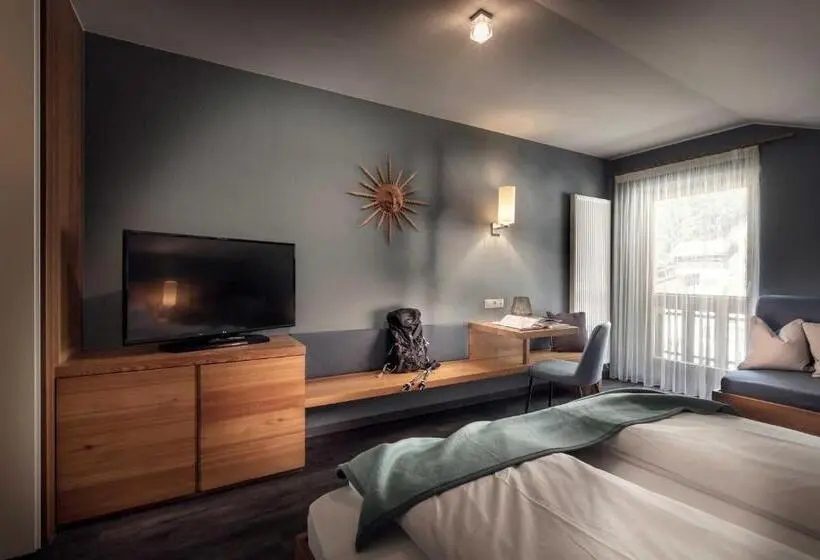 Deluxe-huone Parveke, Pension Moarhof