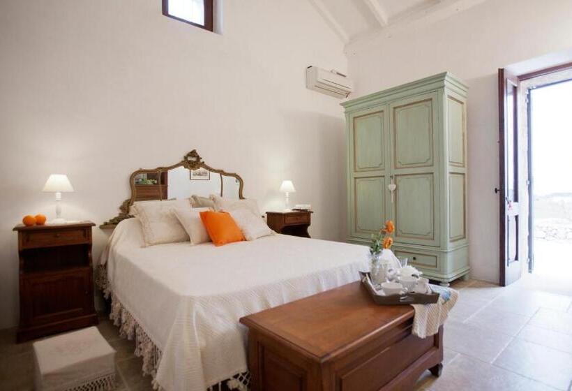 غرفة قياسية ثلاثية مزودة بشرفة, Masseria Cisternella
