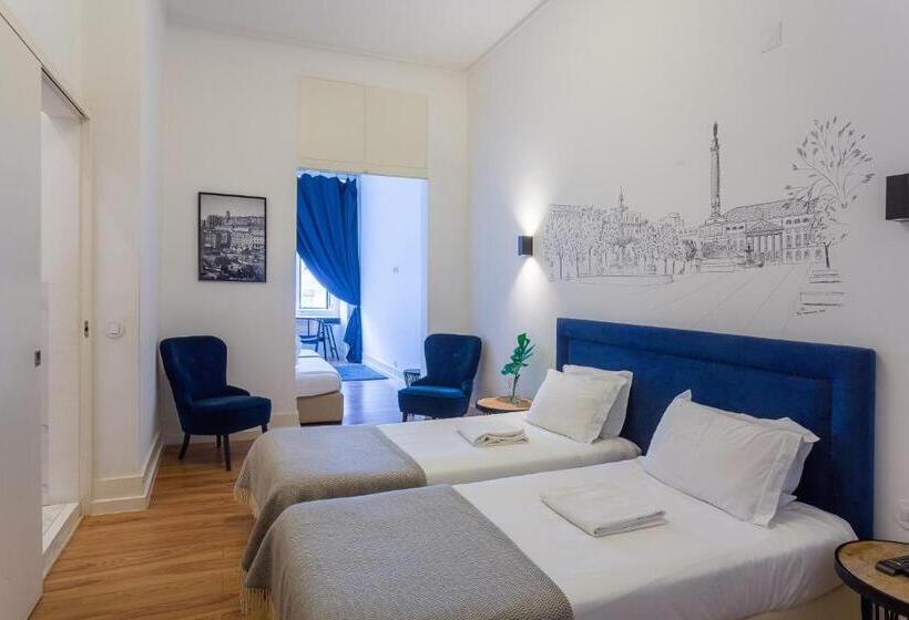 اتاق لوکس سه تخته, Lisbon Checkin Guesthouse