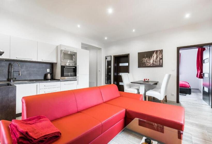 Люкс с Террасой, Apartments Benešova 6