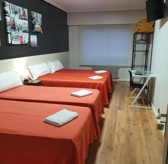 חדר משפחתי חדר אמבטיה משותף, Pensión El Espolón