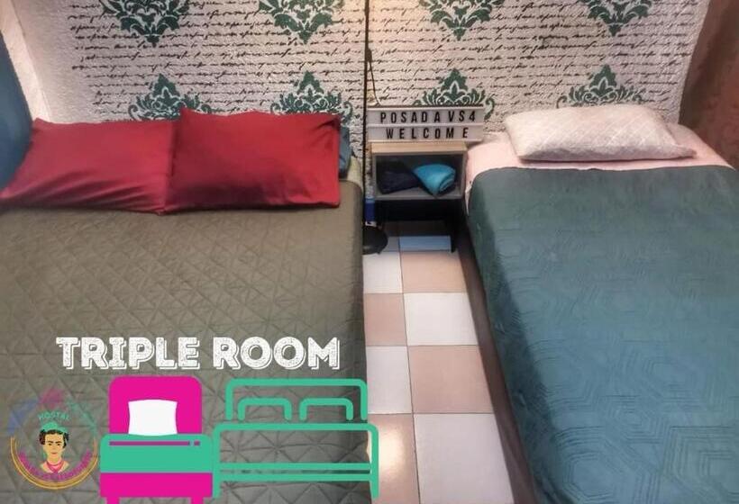 اتاق ساده سه‌ نفره, Posada Vs4 Aeropuerto